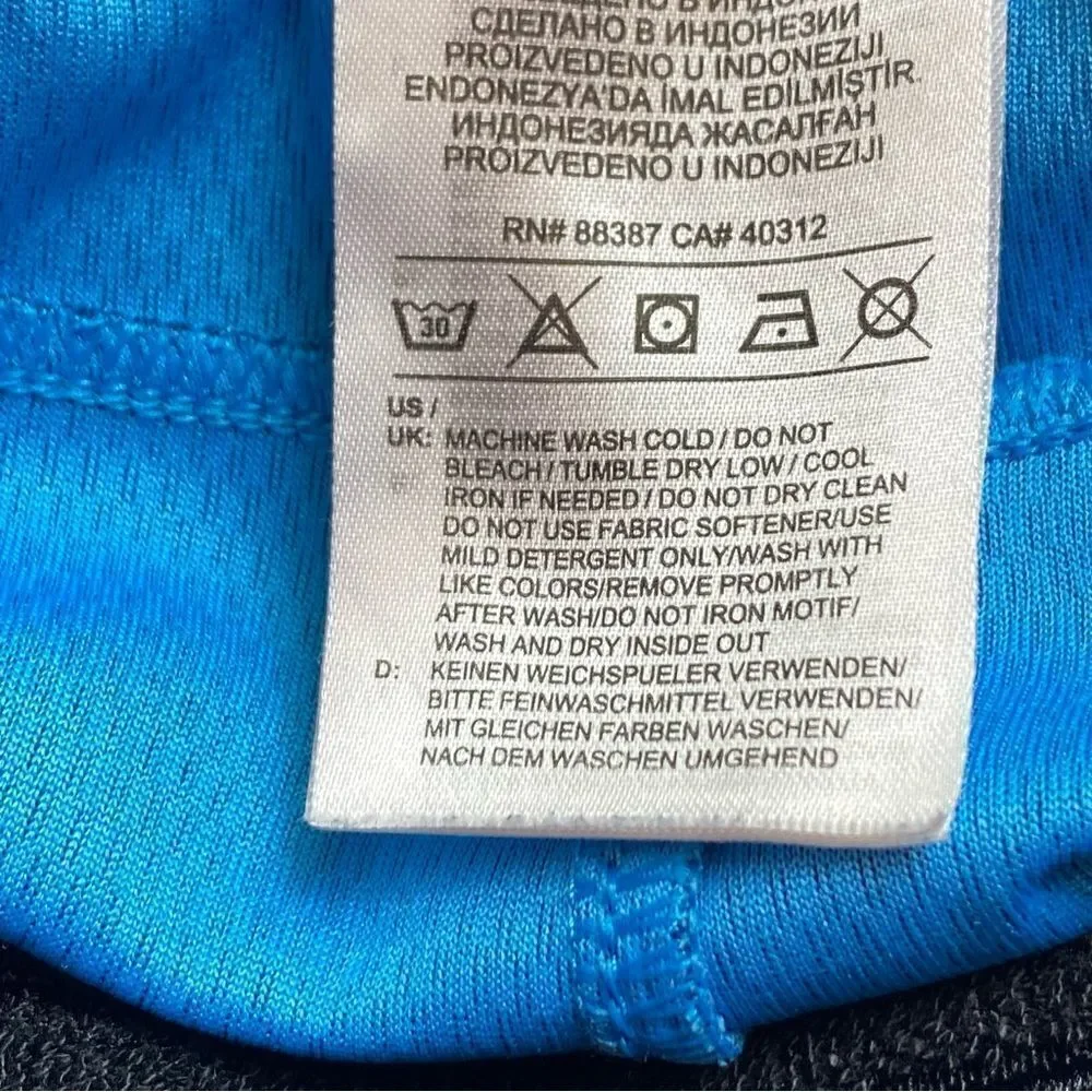 Adidas Blue Tone Pull On Athletic Shorts Size Medium